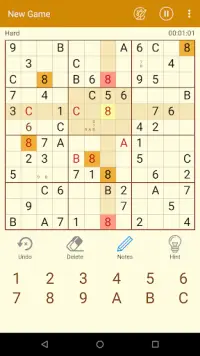 Diariamente Sudoku livre enigma Screen Shot 1