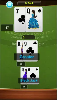 21 Blackjack Free Card Game Offline Screen Shot 3