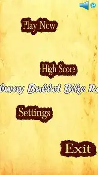 Subway Bullet Bike Race ! Screen Shot 0