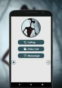 Scary Siren Fake Call Video And Chat Screen Shot 0
