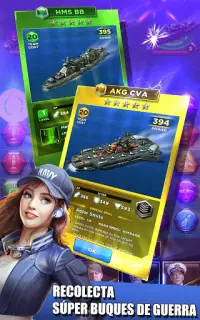 Battleship & Puzzles: Warship Empire Screen Shot 2