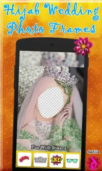 Hijab Pengantin Photo Maker Screen Shot 4