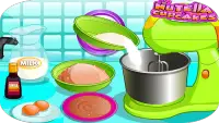 cook cup cakes - game for girl Screen Shot 0