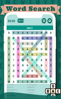 Word Search game 2021 ✏️📚 - Free word puzzle game Screen Shot 0