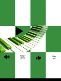 Piano Tiles Green Piano Game Screen Shot 0