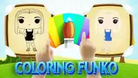 Coloring Funkoo Pop Dolls Screen Shot 1