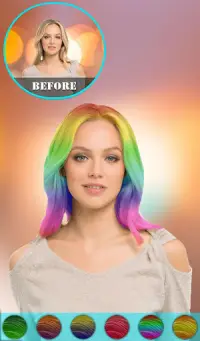 Cambiador de cabello Photo Booth Screen Shot 9