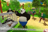 عائلة الباندا البرية: Kung Fu Jungle Survival Screen Shot 7