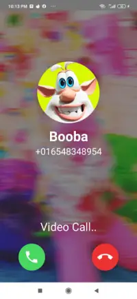 best prank Booba fake video Call  And Chat Screen Shot 2