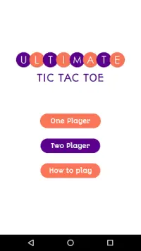 Ultimate Tic Tac Toe Screen Shot 0