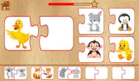 Animal Matching Puzzle for Kids-Name,Food,Home,Mom Screen Shot 11