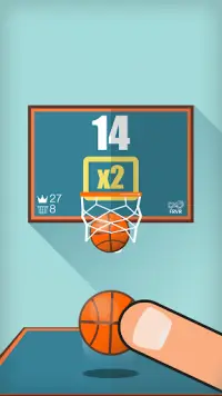 Basketball FRVR - Menembak hoop dan slam dunk! Screen Shot 4