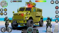 सेना वाहन कार्गो परिवहन 3D Screen Shot 0