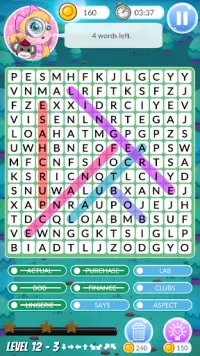 Word search: find hidden words to train your brain Screen Shot 0