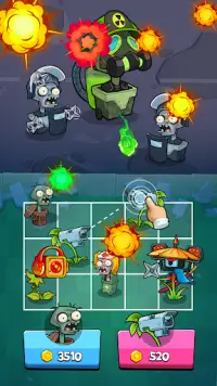 Toilet Zombies : Merge Plants Screen Shot 2