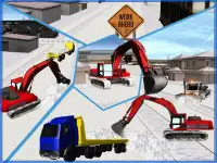 Snow Plow Excavator Sim 3D Screen Shot 1