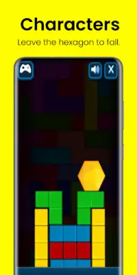 The Hexagon Fall Game Screen Shot 4