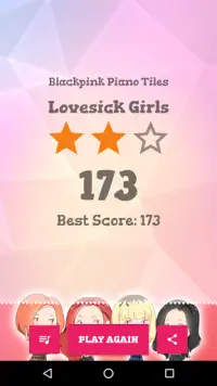 Blackpink Piano Tiles Offline - Love Sick Girl Screen Shot 3