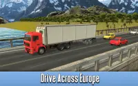 ヨーロッパ貨物トラックシミュレータ Screen Shot 1