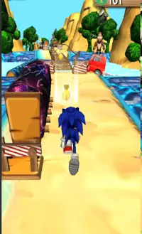 Blue Hedgehog Adventure Dash - New Jungle Screen Shot 1