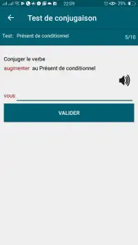 Game french conjugation: learn french conjugation Screen Shot 6