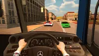 Simulateur de bus: en autocar de ville- jeu de bus Screen Shot 0