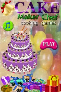 Cake Maker Chef, Cooking Games Screen Shot 3