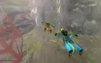 Wingsuit पैराशूट सिम्युलेटर स्काइडाइविंग खेल मुफ्त Screen Shot 12