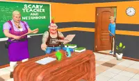 Scary Evil Teacher 3d game: Creepy, Spooky game Screen Shot 8