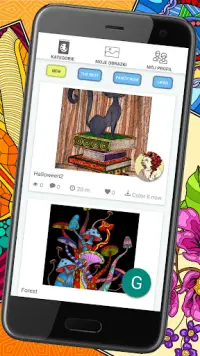 ColorSky: yetişkinler için ücretsiz boyama kitabı Screen Shot 6