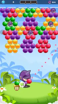 Bubble Shooter: Free the Mini Robots Screen Shot 0