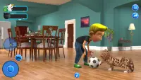 هريرة أليف افتراضية لطيفة - لعبة قط مجانية للأطفال Screen Shot 4
