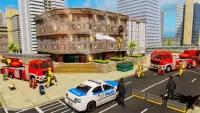 911 طارئ إنقاذ الخدمات رجال الاطفاء ألعاب Screen Shot 0