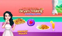 Biryani Restaurant chef- مطبخ لعبة طبخ الطعام Screen Shot 0