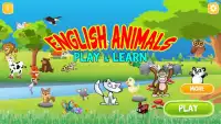 English Animals Play & Learn Screen Shot 0