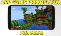 Map Sonic Parkour Run for MCPE Screen Shot 2