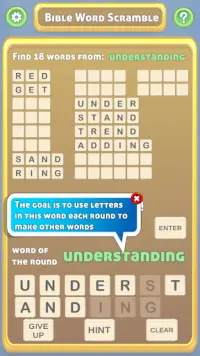 Bible Word Scramble - Fun Free Bible Word Puzzle Screen Shot 3