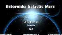 Asteroids: Galactic Wars Screen Shot 0
