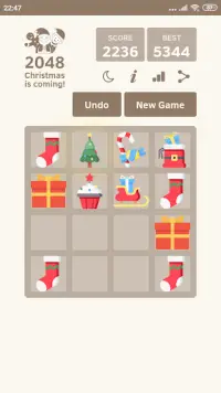 2048 Christmas 🎁 Puzzle Game Screen Shot 3