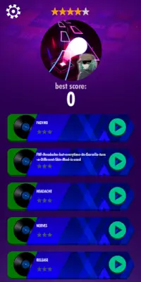 Gracello Battle mod FNF - Dance Hop tiles Screen Shot 0