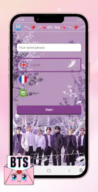 BTS Messenger : Chat Simulator Screen Shot 0