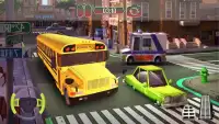 City School Bus Driver Simulator 2019:Fly Airplane Screen Shot 1