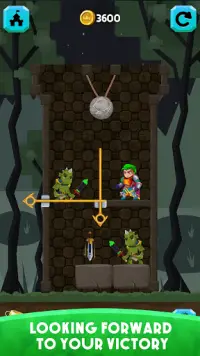 Hero Save Princess - jogos de quebra-cabeça grátis Screen Shot 4