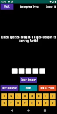 Quiz About Star Trek Screen Shot 4