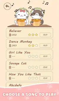 PopCat Duet: Kitty Music Game Screen Shot 0