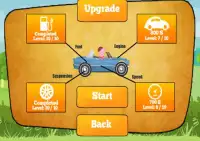 Racing Peppa Car Games Hill Climb Pig Screen Shot 2
