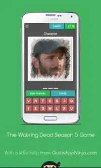 The Walking Dead Season 5 Game. Characters. Quiz. Screen Shot 3