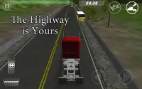 Big Red Truck: 3D Driving Sim Screen Shot 4