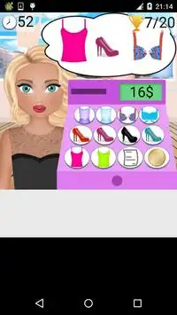 Shopping mall cashier jogo Screen Shot 0