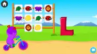 Learn ABC Alphabet - Bike Rider Games For Kids Screen Shot 3